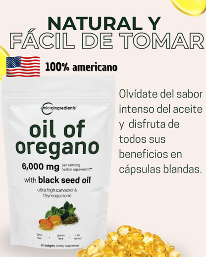 Capsulas de aceite de orégano🍀 - 40% de descuento Hoy!!